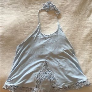 Backless halter